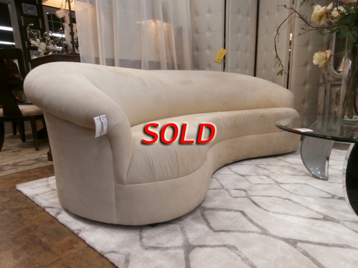 Kidney bean outlet shaped sofa