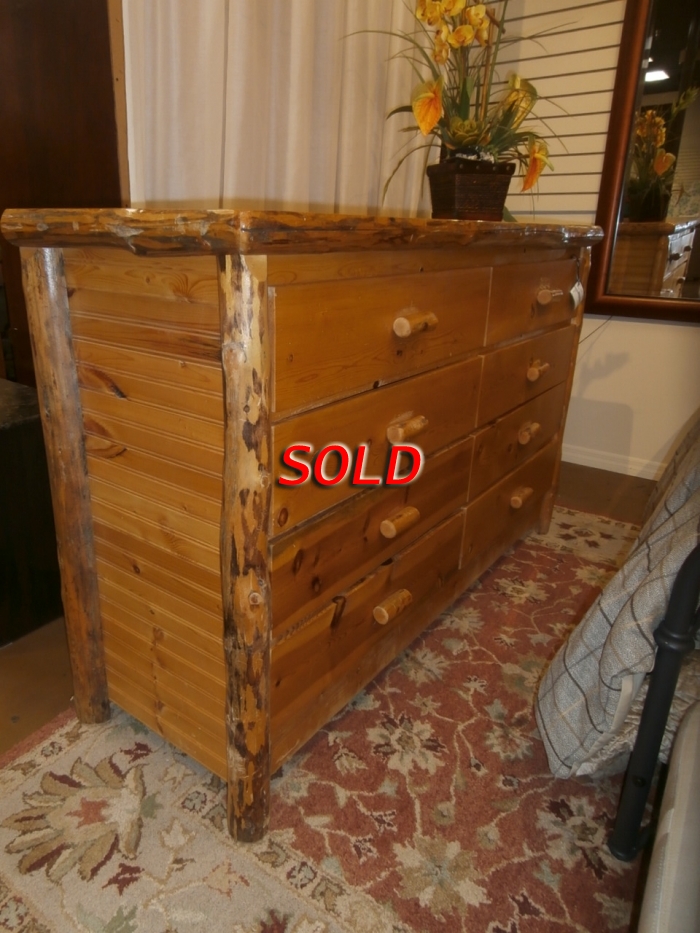 Rustic Pine Dresser