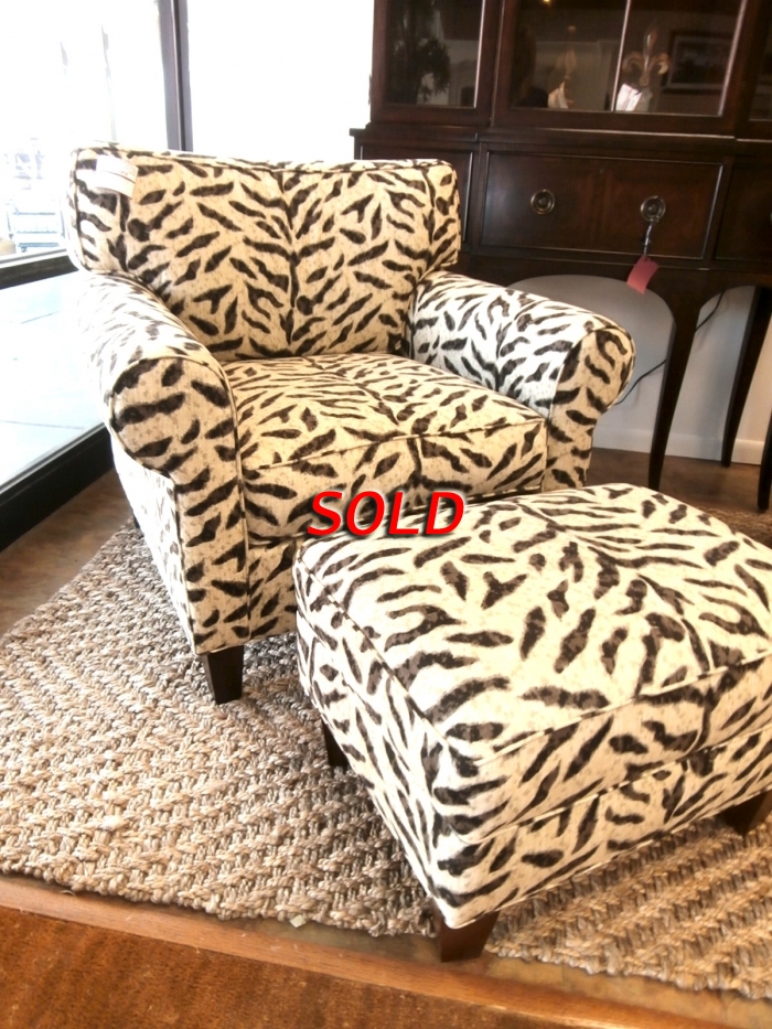 Leopard print deals chair