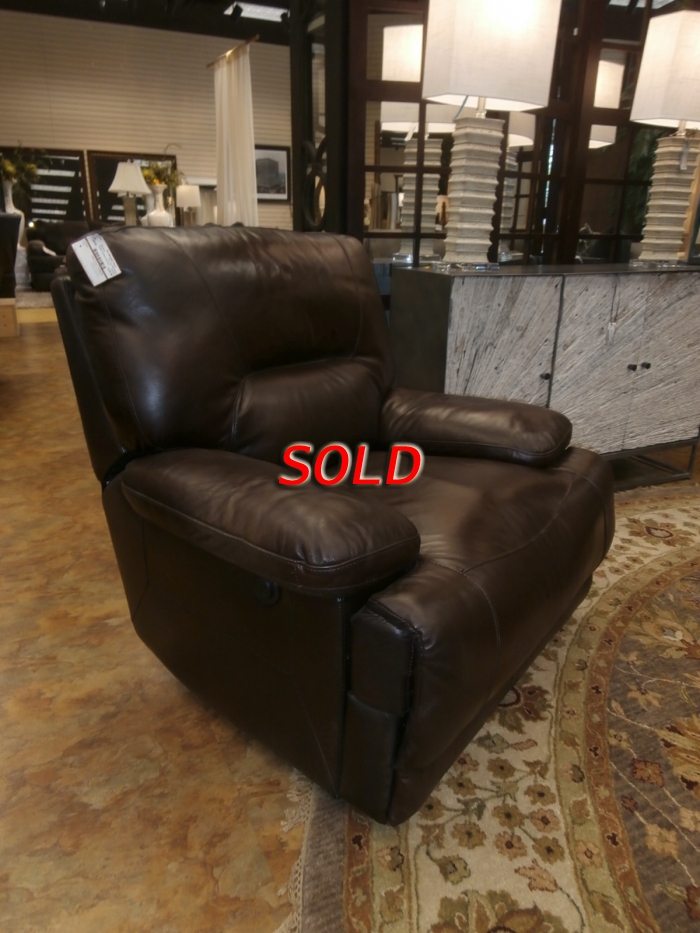 Power Leather Recliner