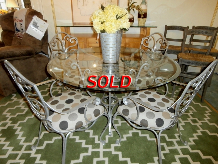 Glass Dining Table & Chairs