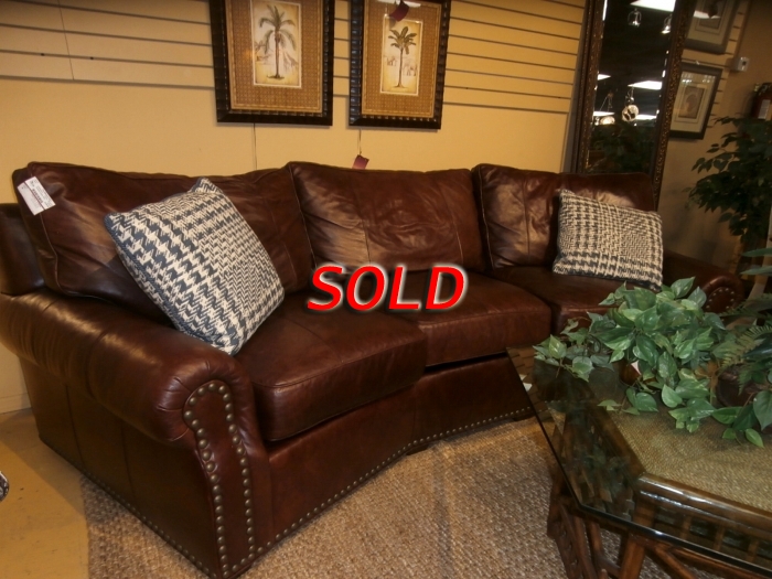 Norwalk Leather Sofa