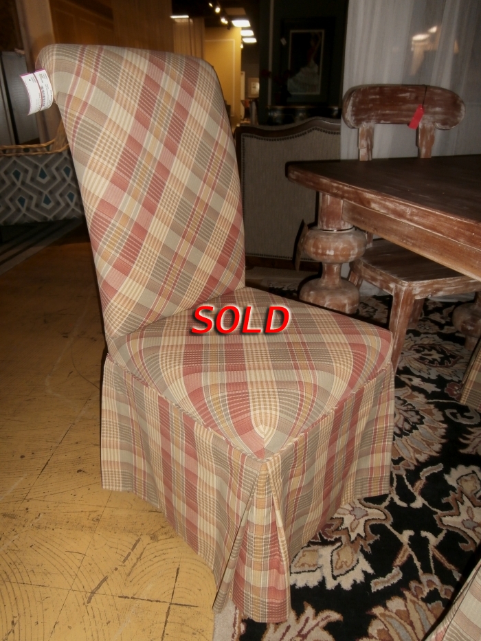 S/4 Skirted Parson Chairs