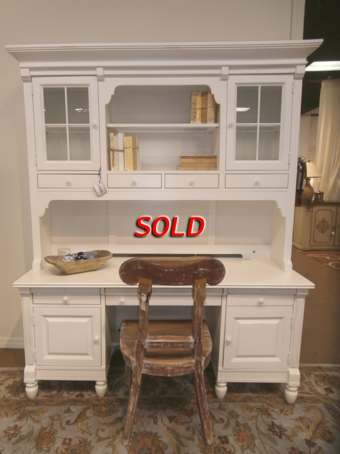 Stanley desk on sale with hutch