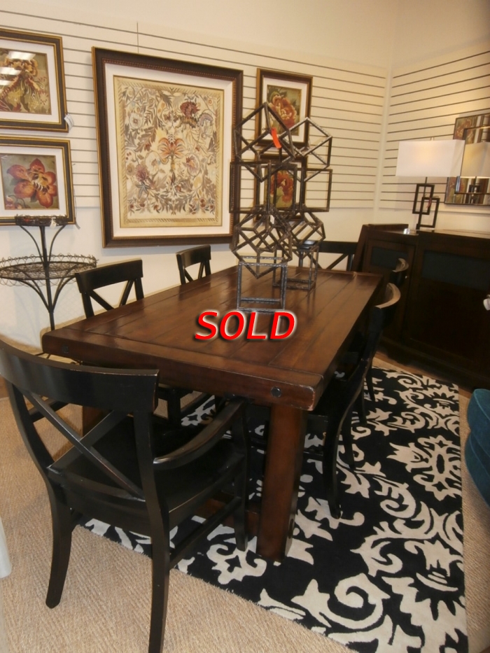 Pottery Barn Dining Table Chairs at The Missing Piece