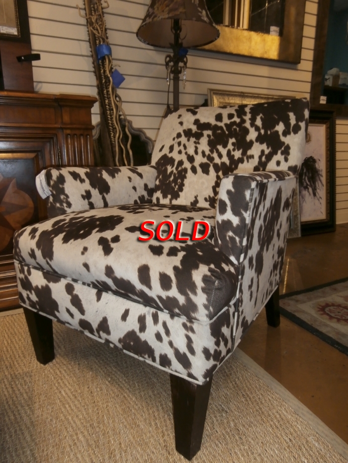 Broyhill Cow Print Chair