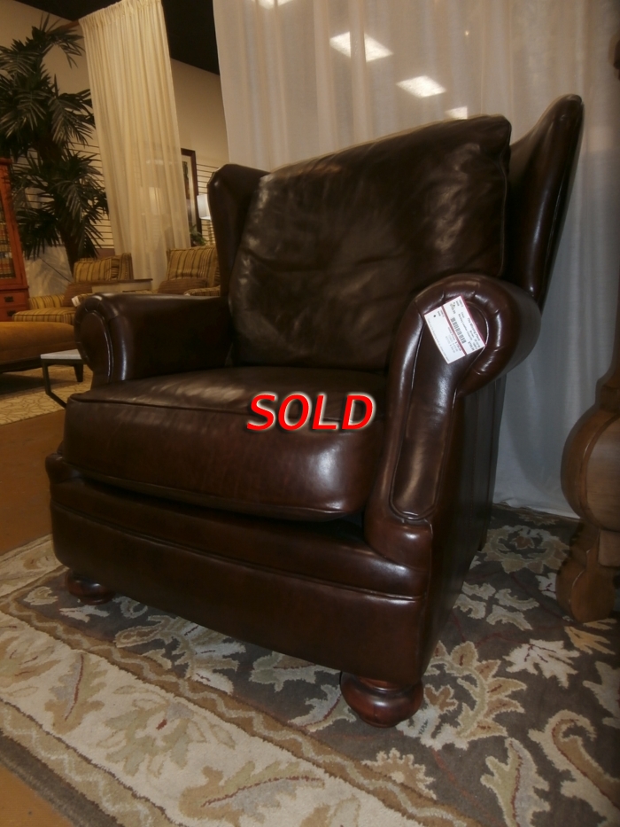 Stickley Leather Chair & Ottoman