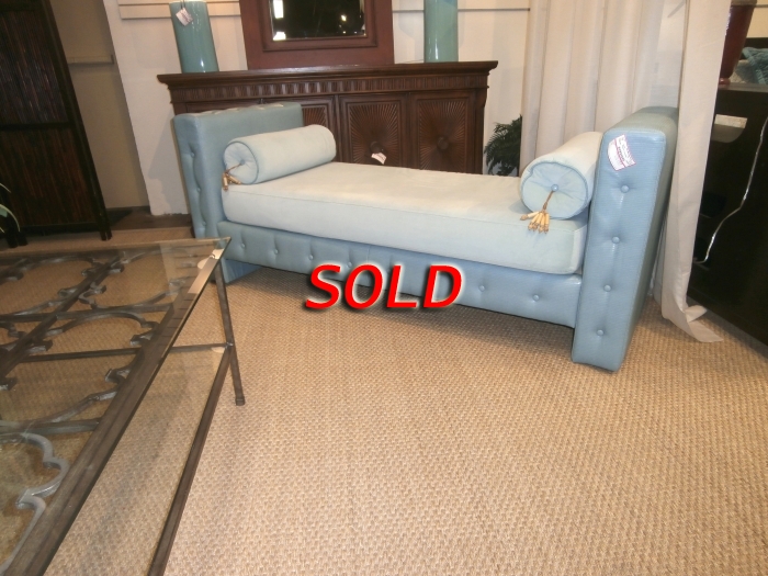 Designer Teal Settee