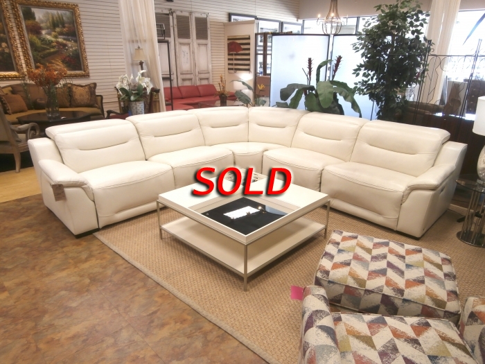 RTG Leather Sectional