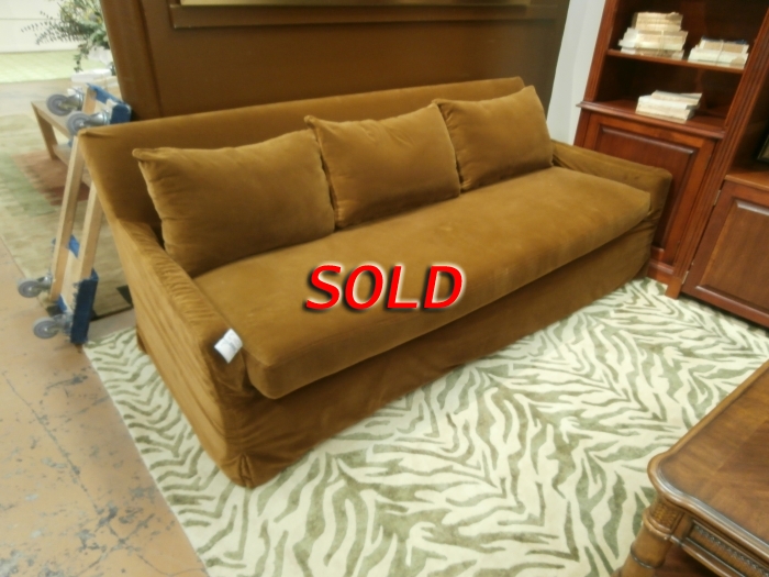 Lee Industry Slipcover Sofa at The Missing Piece