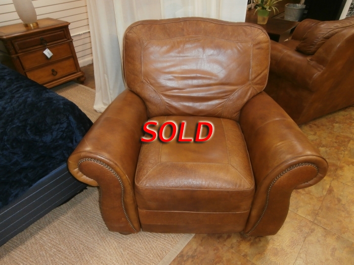 Havertys Leather Chair