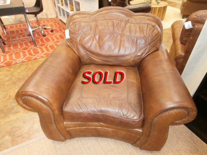 Havertys Leather Chair