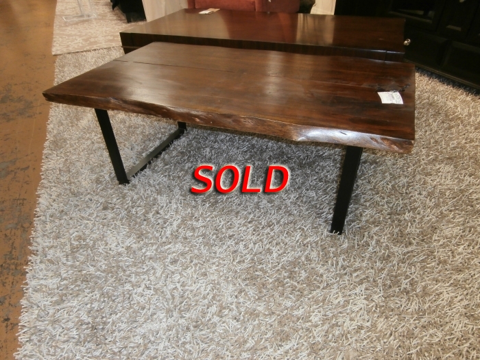 Free Form Wood Coffee Table