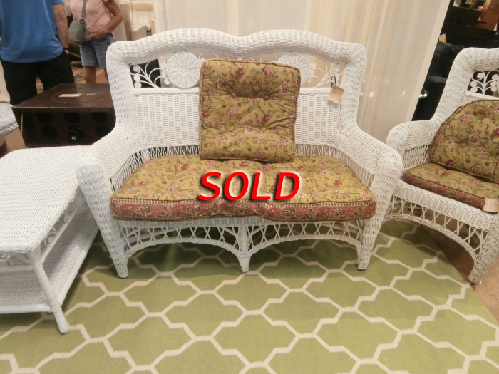 Wicker Loveseat