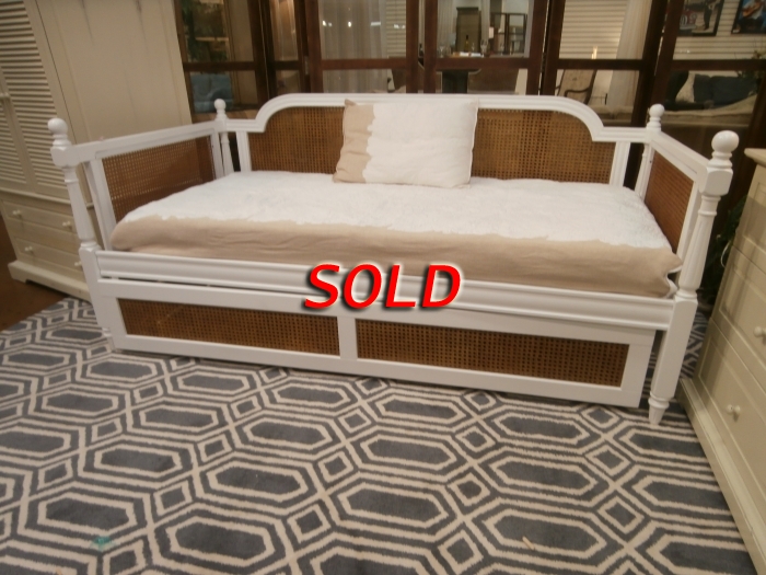 Cane daybed deals with trundle