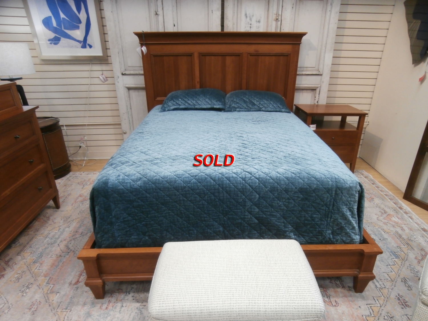 Ethan Allen Panel Bed