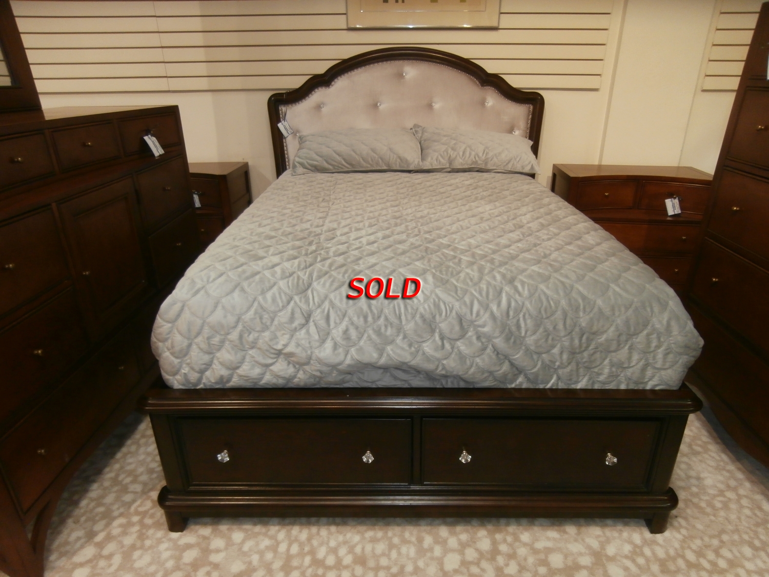 Upholstered Storage Bed