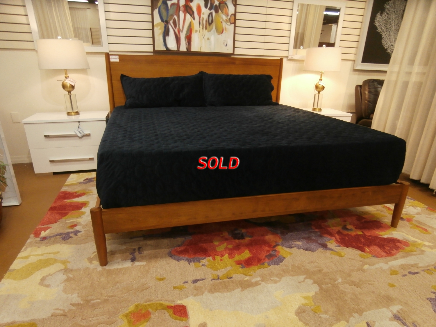 West Elm King Bed