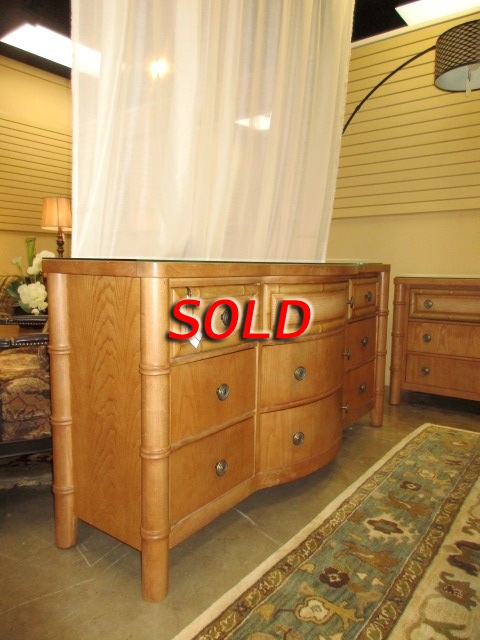 Dresser W/Glass Top