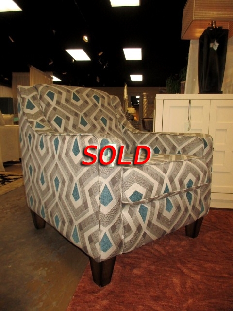 Patterned Accent Chair