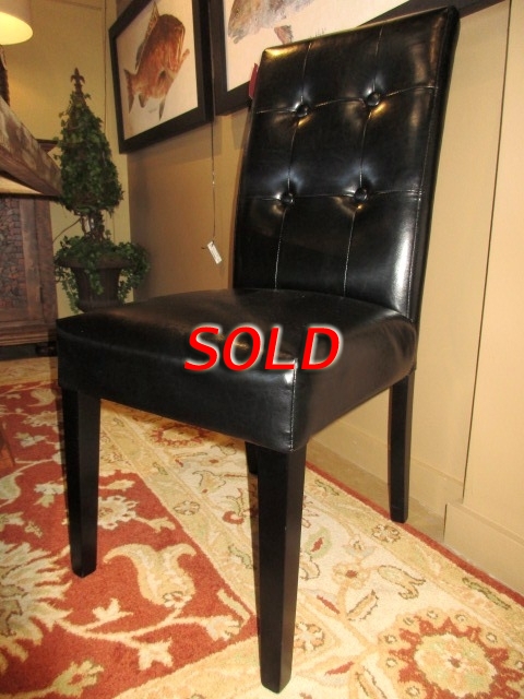 Pier one leather online dining chairs