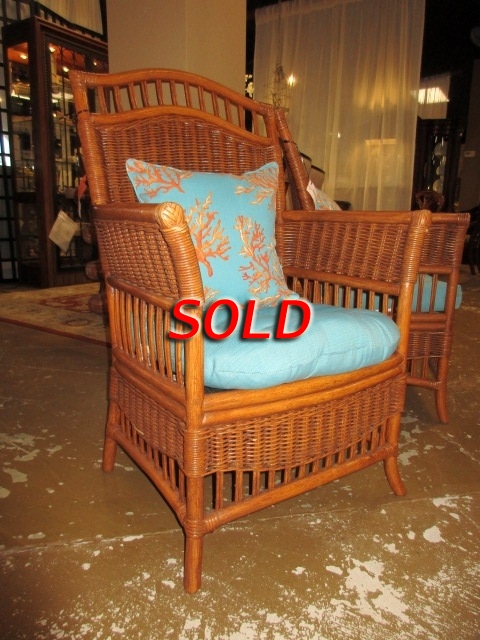 Henry link wicker chair sale