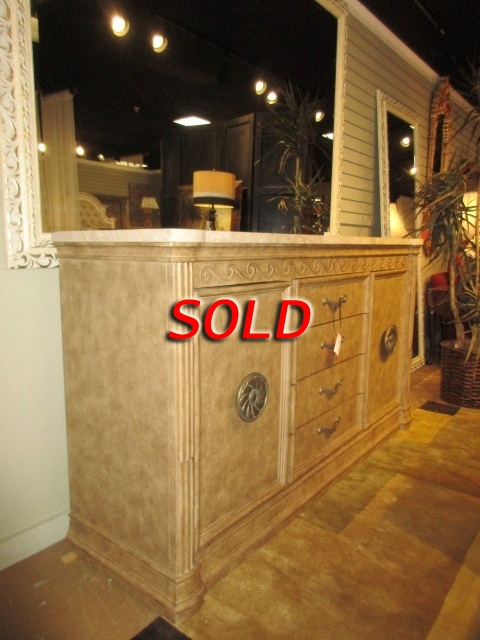 Bernhardt Granite Top Credenza At The Missing Piece