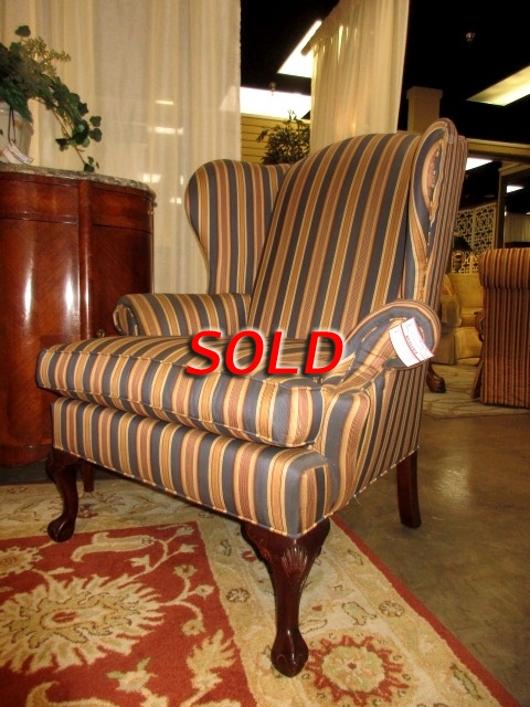 Ethan allen deals wing chair