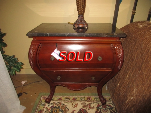 Bombay Co. Marble Top Chest