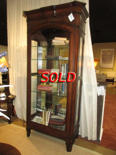 Mahogany Curio Cabinet