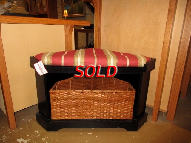 Wicker best sale corner bench