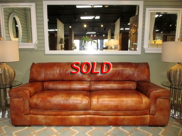 Bassett Leather Sofa