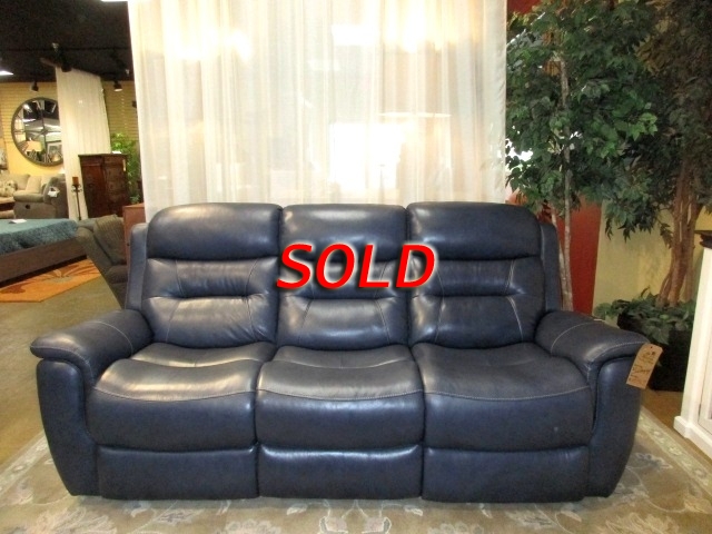 Rooms to go blue leather deals couch