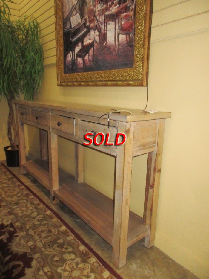 Rustic Console Table