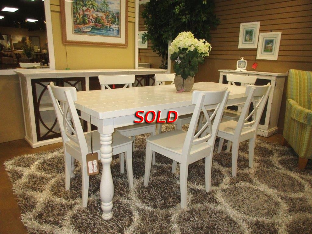 Magnolia Home Table w/6 Ikea Chairs