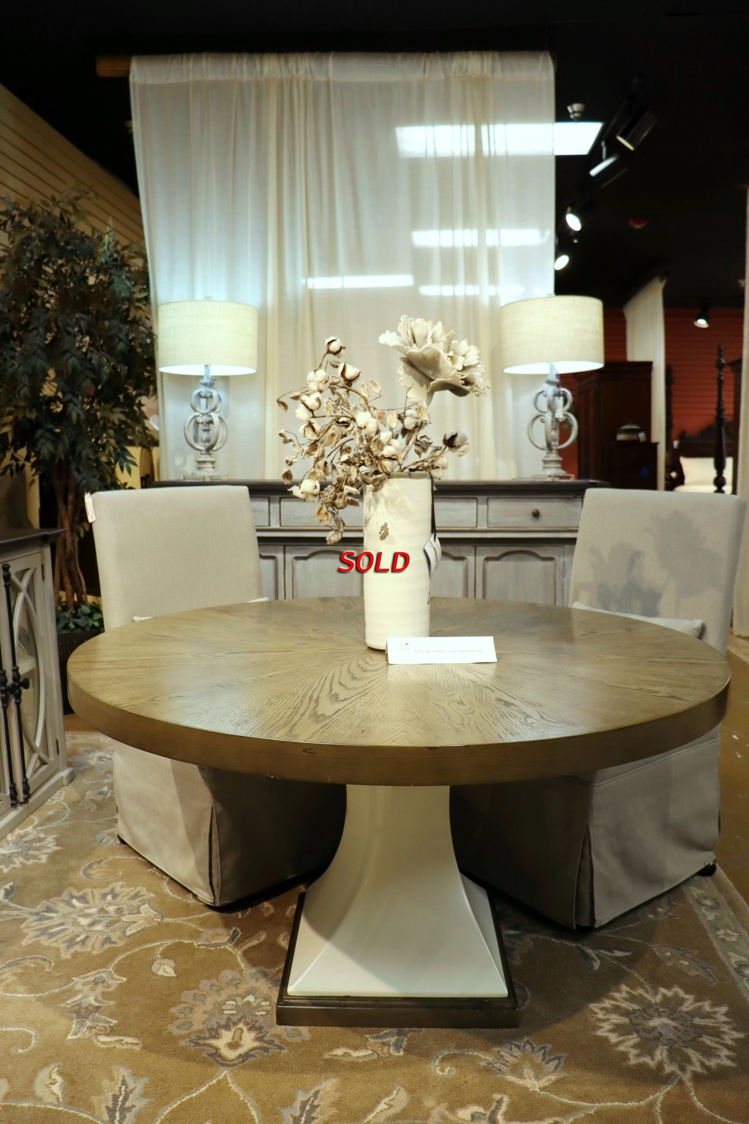 Pedestal Dining Table