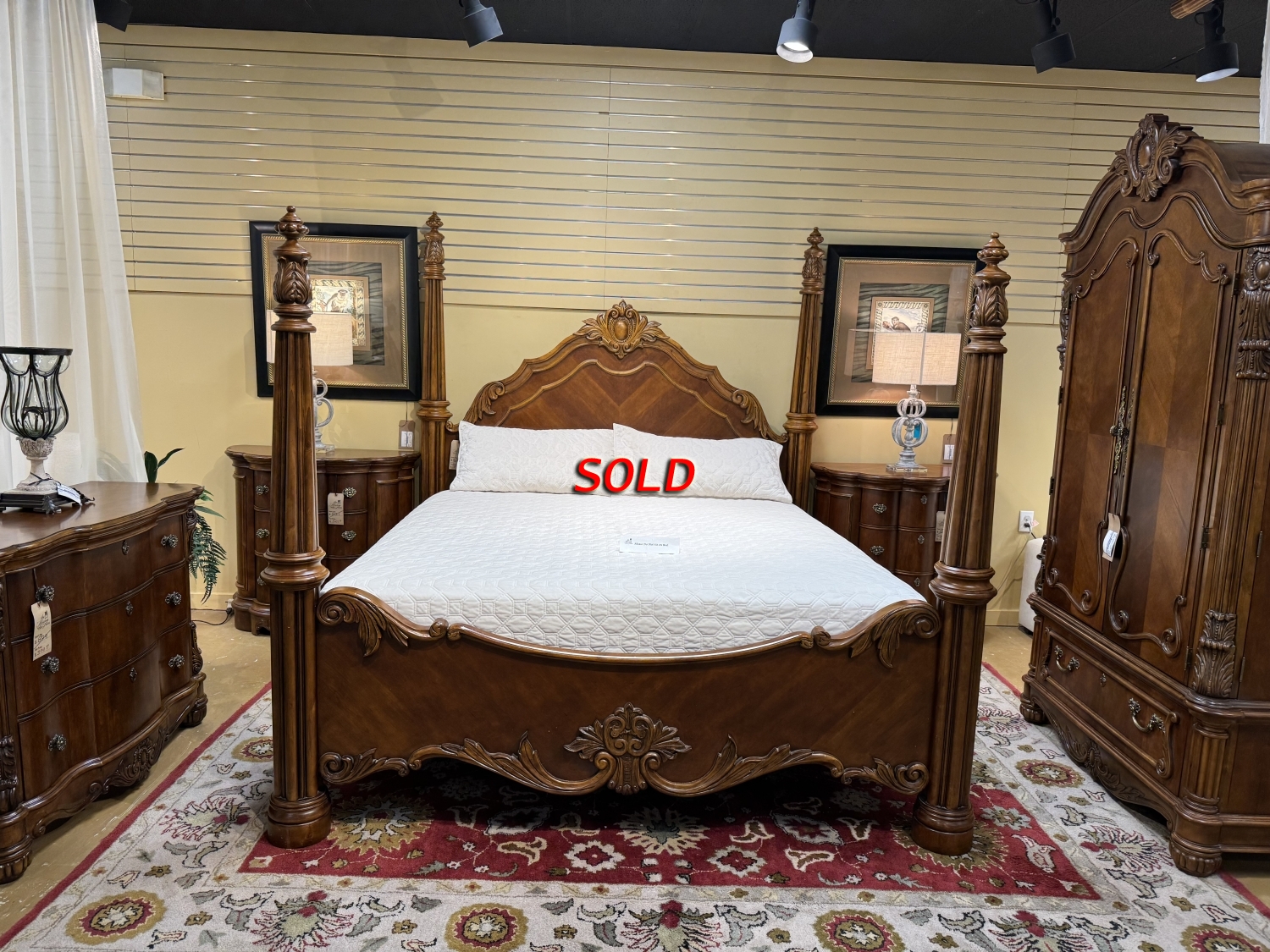 Pulaski Four Poster King Bed