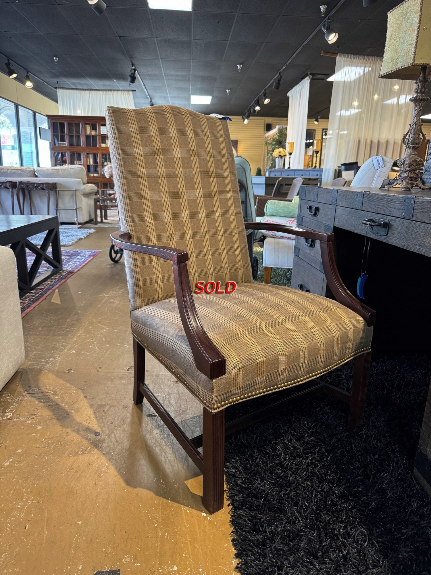 Hickory Chr Martha Washington Chair