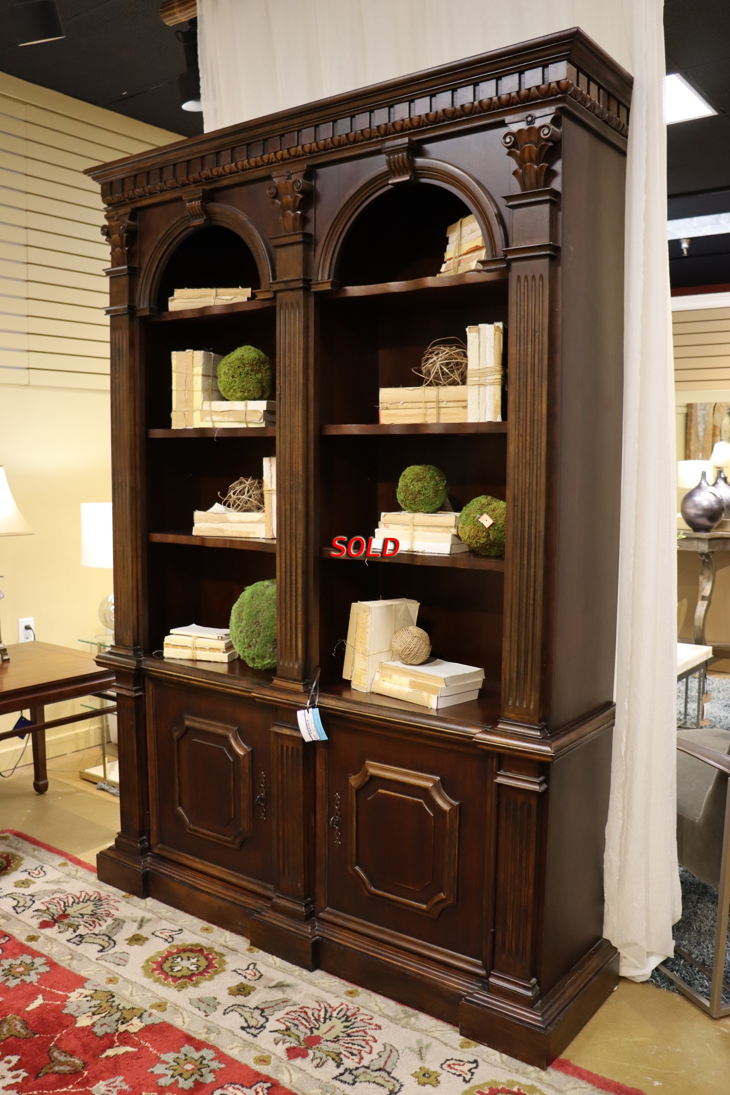 2 Pc Bookcase W/Hutch