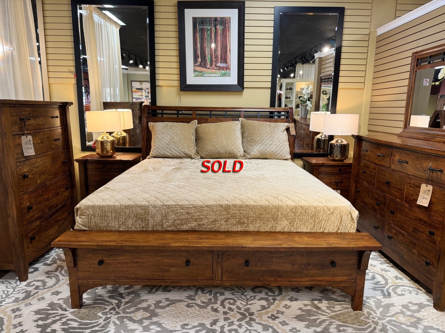 Napa Whistler Retreat Storage King Bed