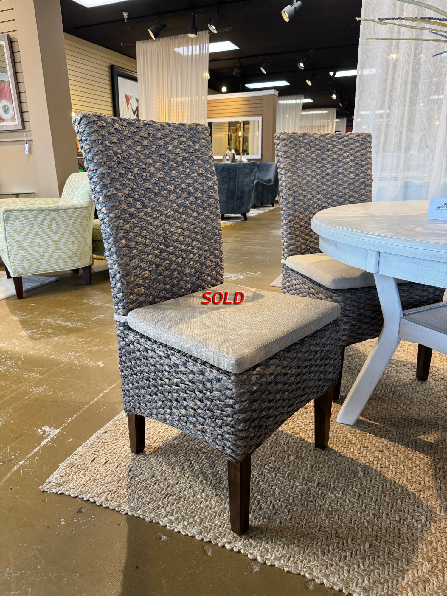 S/4 Woven Dining Chairs