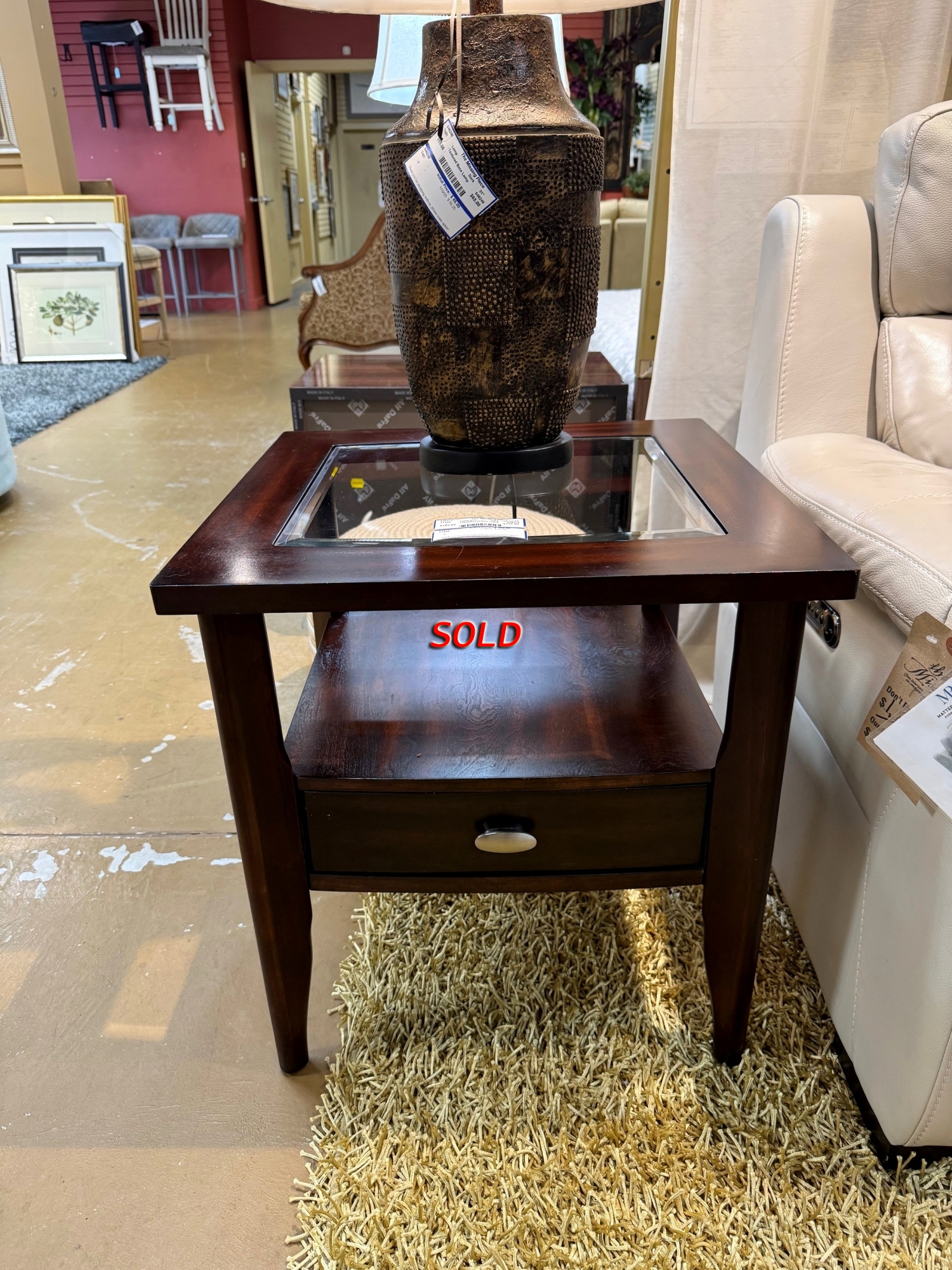 Transitional End Table