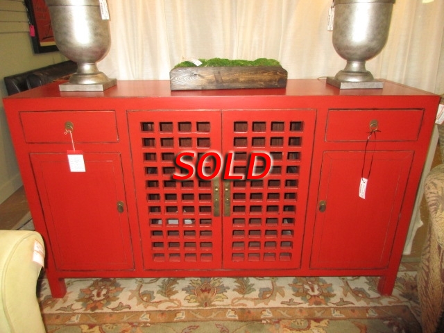 Lattice Door Sideboard