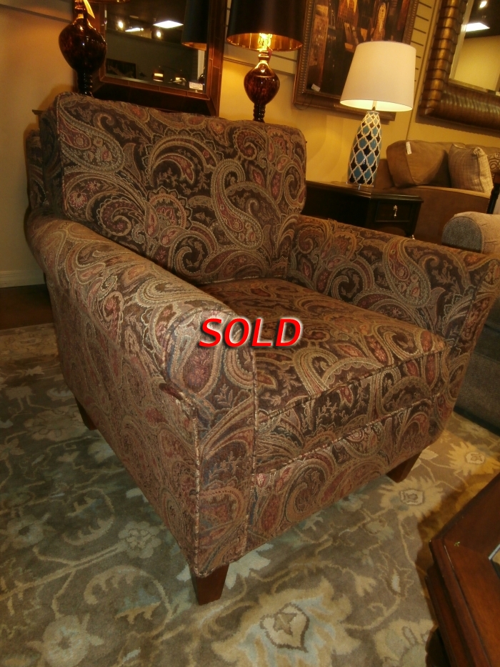 Paisley Print Chair