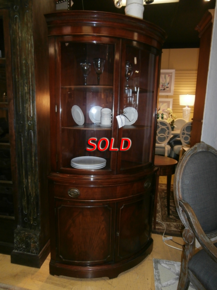 Bernhardt deals display cabinet