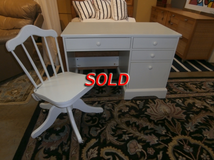 Pottery Barn Desk & Chair