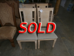 S/4 Driftwood Dining Chairs