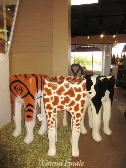 Set Of 3 Animal Barstools at The Missing Piece