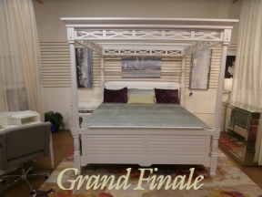 Ashley Canopy Shutter Bed