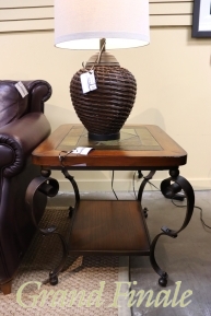 RTG Wood Slate End Table